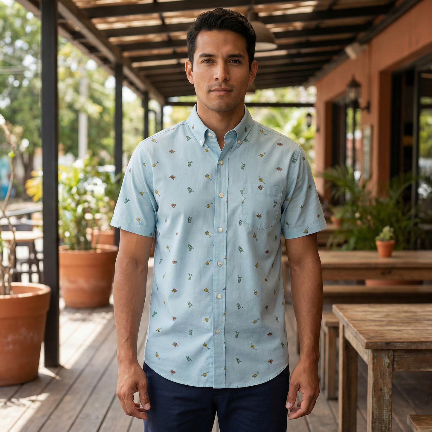 Camisa Manga Corta - Cocktail - Chaps