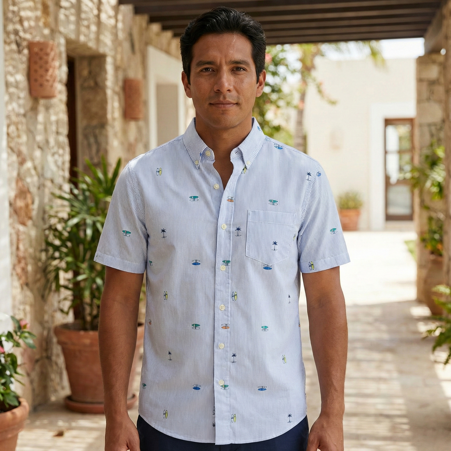 Camisa Manga Corta - Surf - Chaps